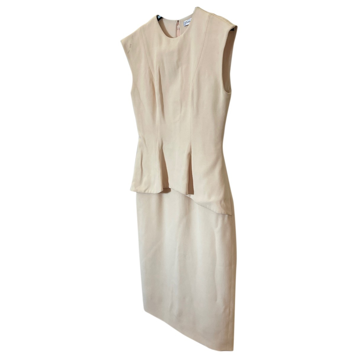 Pre-owned Dior Silk Mid-length Dress In 