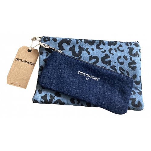 Pre-owned True Religion Clutch Bag In Blue