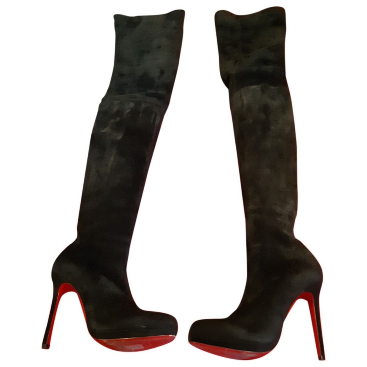 Pre-owned Christian Louboutin Boots In 