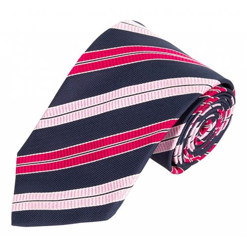 Pre-owned Luciano Barbera Silk Tie In Pink