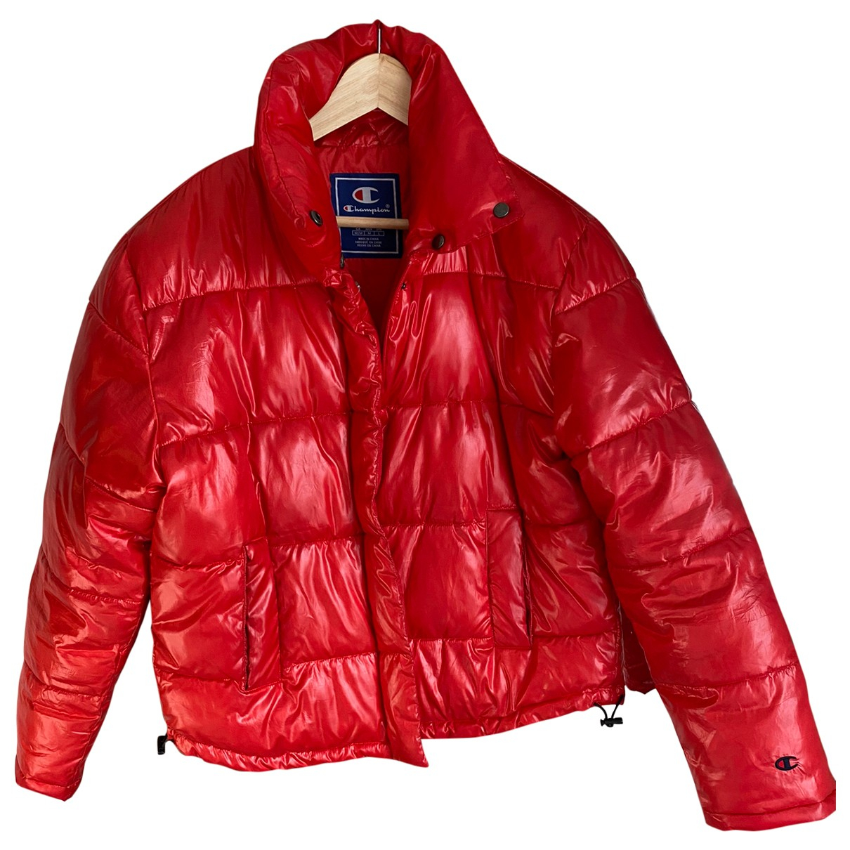 Pre-owned Champion Jacket In Red | ModeSens