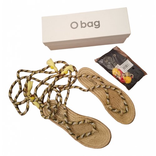Pre-owned O Bag Sandal In Camel