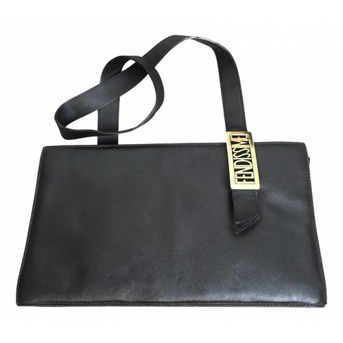 Pre-owned Fendissime Leather Handbag In Black