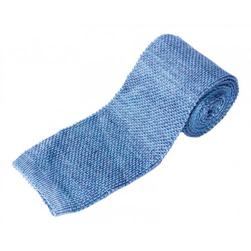 Pre-owned Isaia Silk Tie In Blue