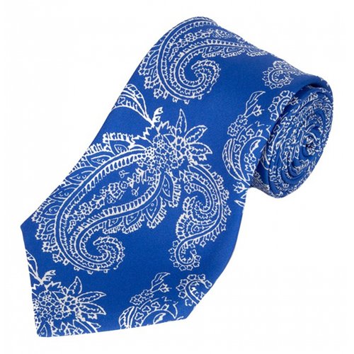Pre-owned Kiton Silk Tie In Blue