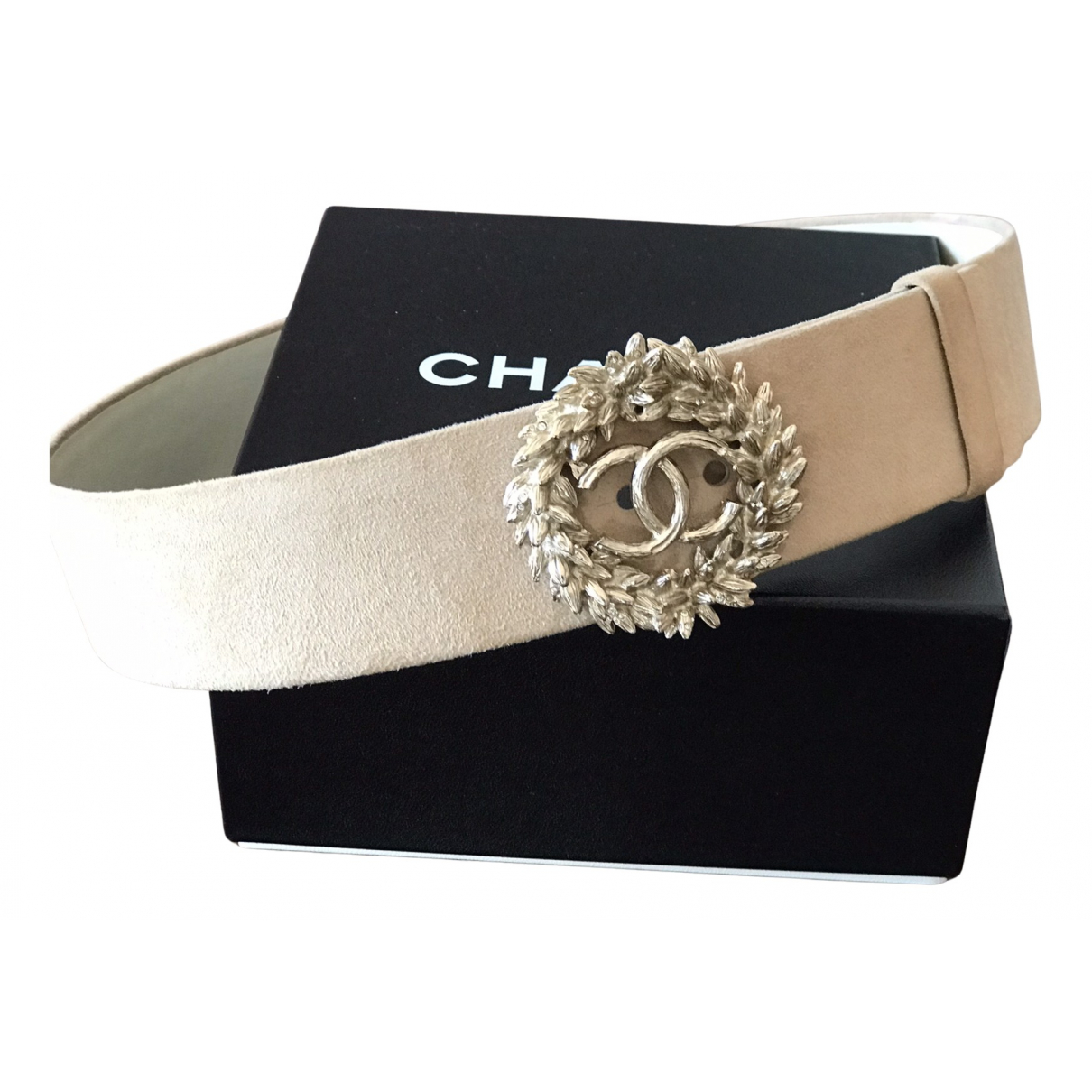 Pre-owned Chanel Belt In Beige | ModeSens