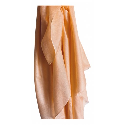 Pre-owned Max Mara Cashmere Stole In Beige