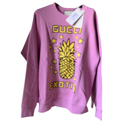 Pre-owned Gucci Sweatshirt In Purple