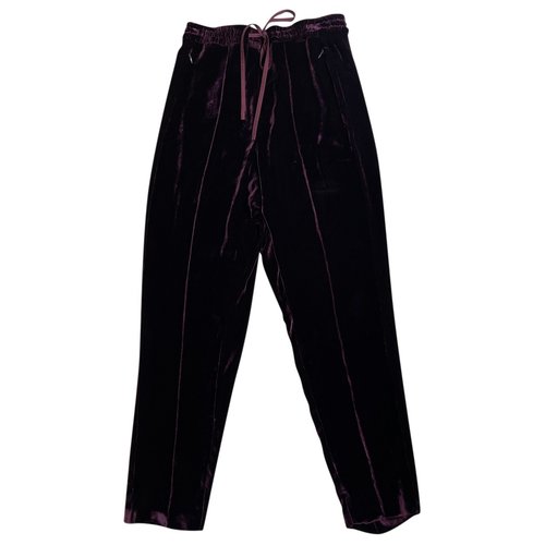 Pre-owned Nina Ricci Large Pants In Purple