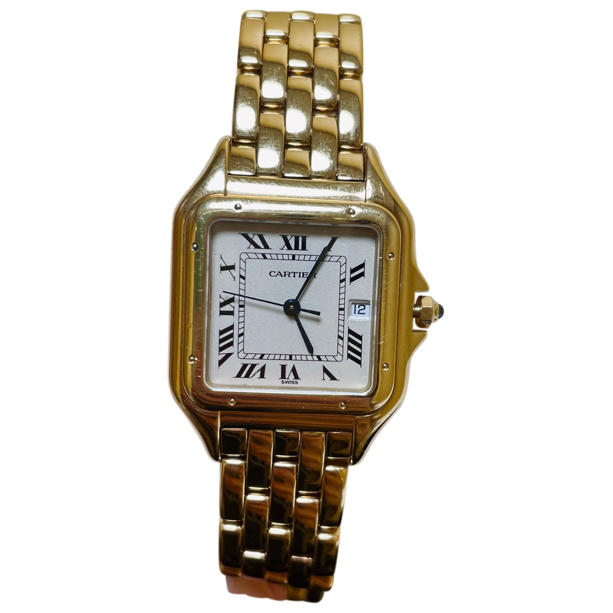 Pre-owned Cartier Panthã¨re Yellow Gold 
