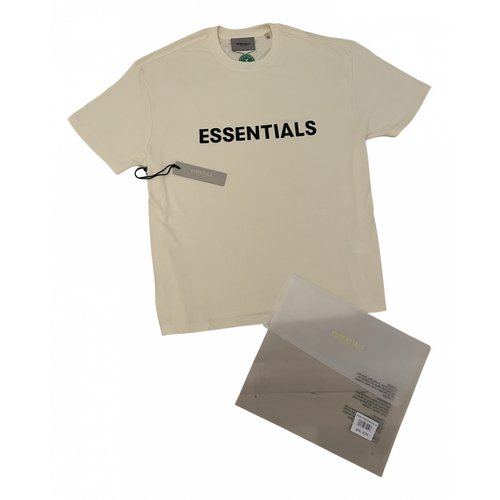 Pre-owned Essentials T-shirt In Beige | ModeSens