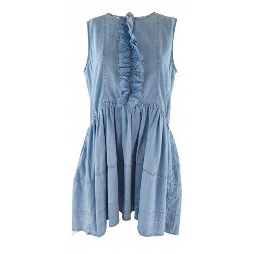 Pre-owned Sonia Rykiel Mini Dress In Blue