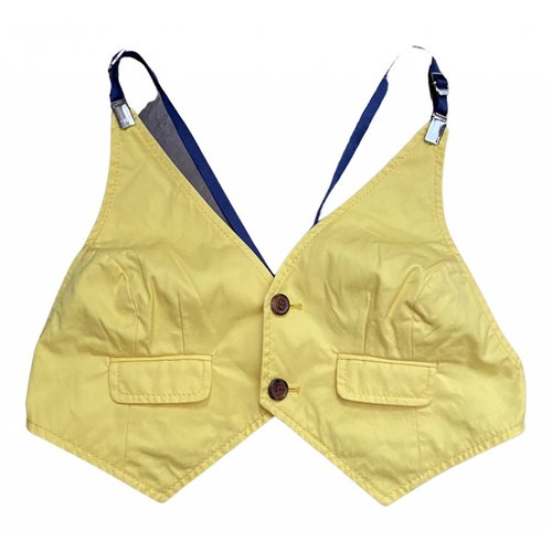Pre-owned Dsquared2 Top In Yellow