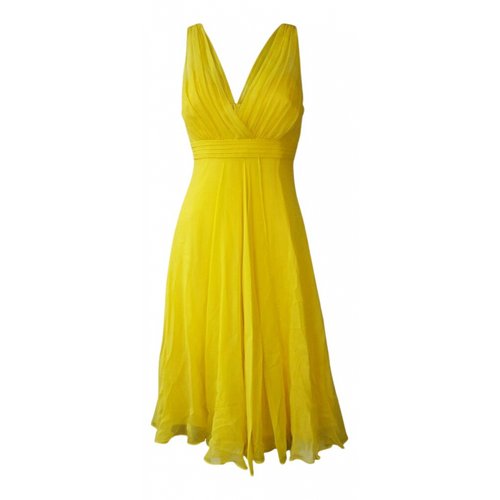 Pre-owned Lk Bennett Mid-length Dress In Yellow
