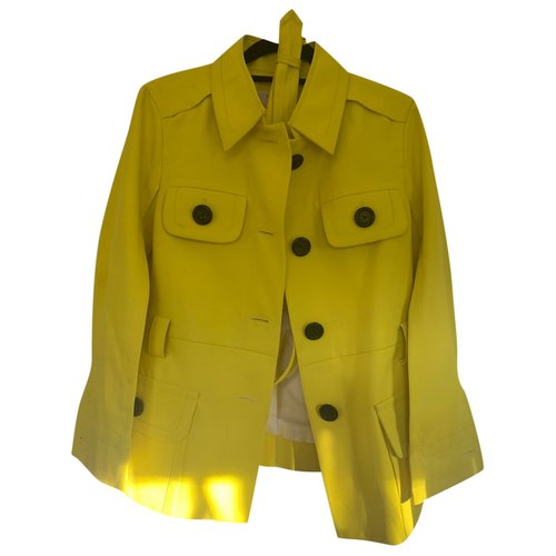 Pre-owned Marc Jacobs Silk Jacket In Yellow