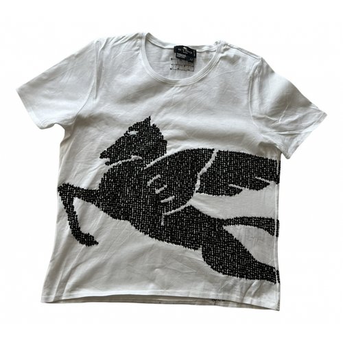 Pre-owned Etro Glitter T-shirt In White