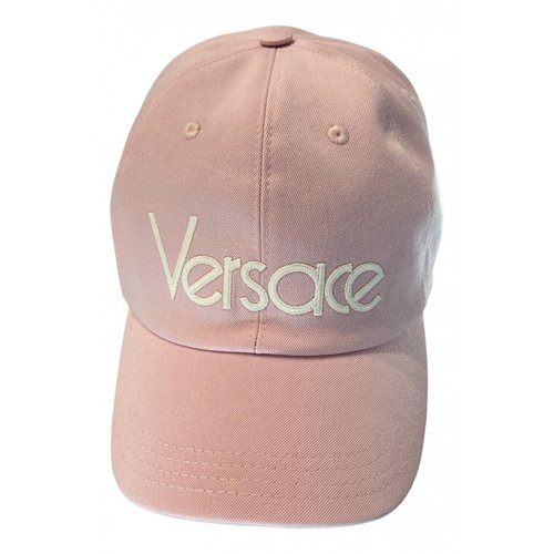 Pre-owned Versace Cap In Pink
