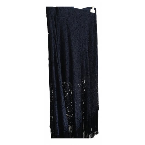 Pre-owned Patrizia Pepe Maxi Skirt In Blue