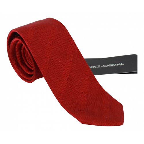 Pre-owned Dolce & Gabbana Tie In Red
