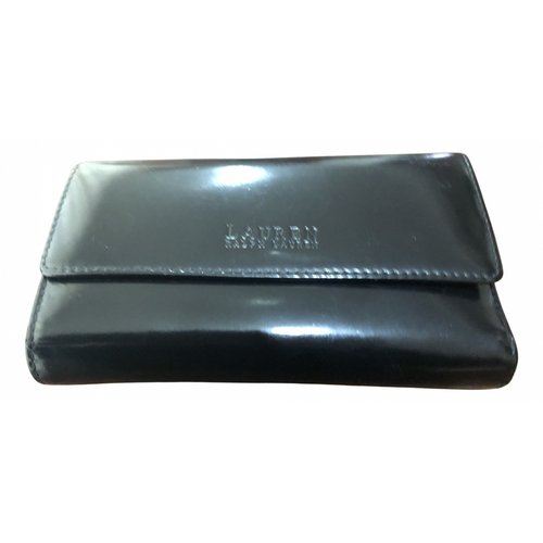 Pre-owned Lauren Ralph Lauren Leather Wallet In Black