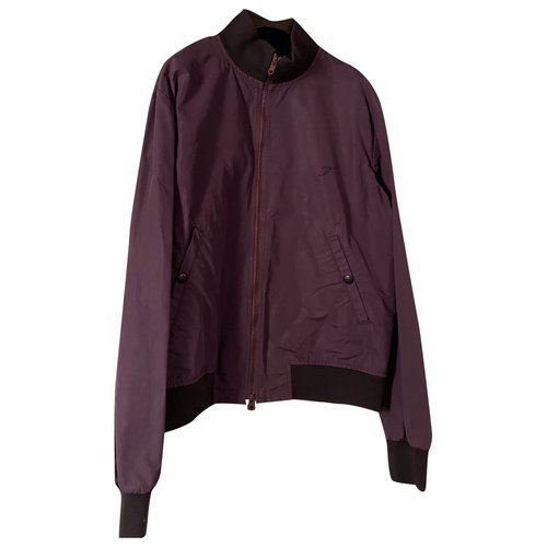 Pre-owned Fay Jacket In Purple