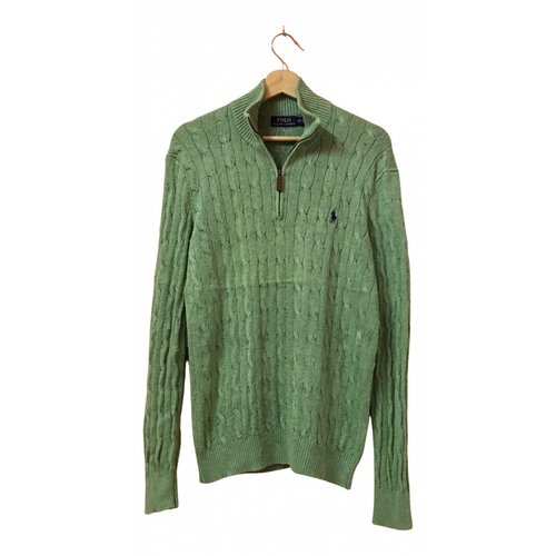 Pre-owned Polo Ralph Lauren Silk Pull In Green