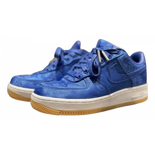 Pre-owned Nike Air Force 1 Trainers In Blue