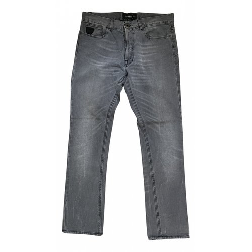 Pre-owned April77 Slim Jean In Grey