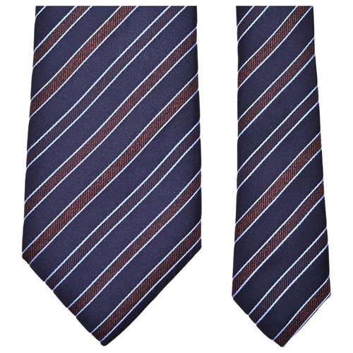 Pre-owned Borrelli Silk Tie In Blue