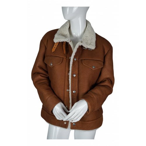 Pre-owned Rag & Bone Leather Jacket In Brown