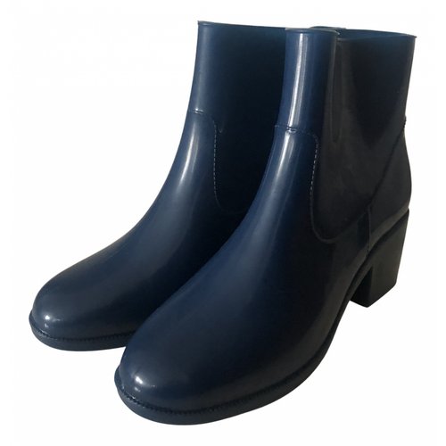 Pre-owned Bimba Y Lola Ankle Boots In Blue
