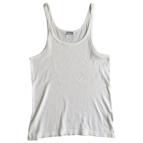 Pre-owned Dolce & Gabbana Camisole In White