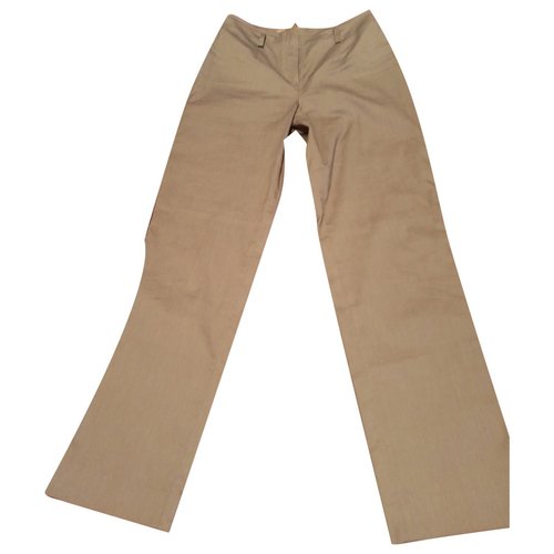 Pre-owned Les Copains Slim Pants In Grey