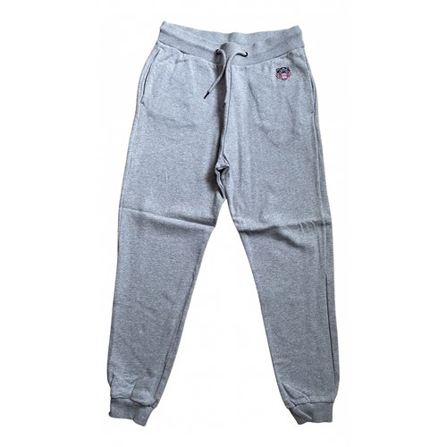 Pre-owned Kenzo Trousers In Grey