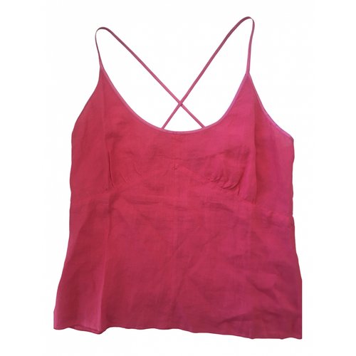 Pre-owned Max & Co Linen Camisole In Pink
