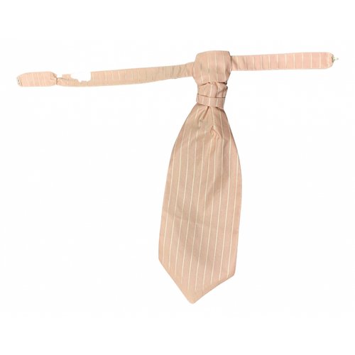 Pre-owned Pal Zileri Silk Tie In Pink