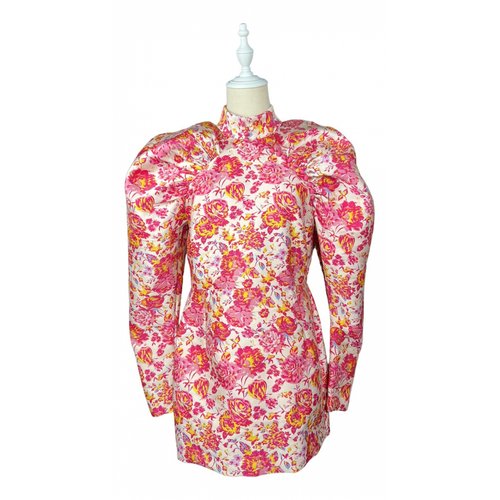 Pre-owned Rotate Birger Christensen Mini Dress In Pink
