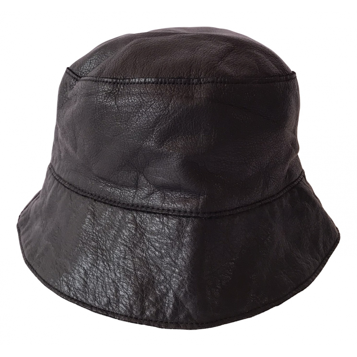 Pre-owned Emporio Armani Leather Hat In 