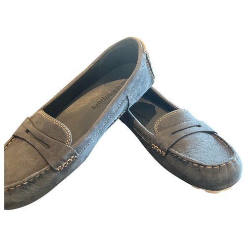 Pre-owned Timberland Flats In Grey