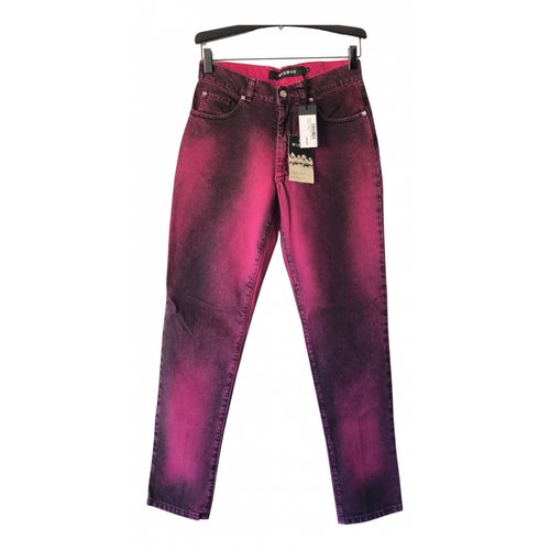 Pre-owned Misbhv Trousers In Pink