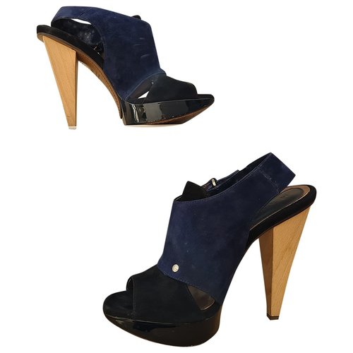 Pre-owned Marni Sandals In Blue
