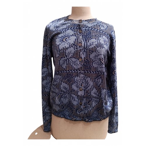 Pre-owned Epice Wool Cardigan In Blue