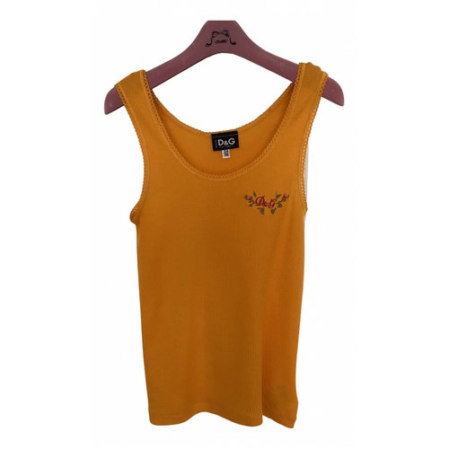 Pre-owned D&g Vest In Orange