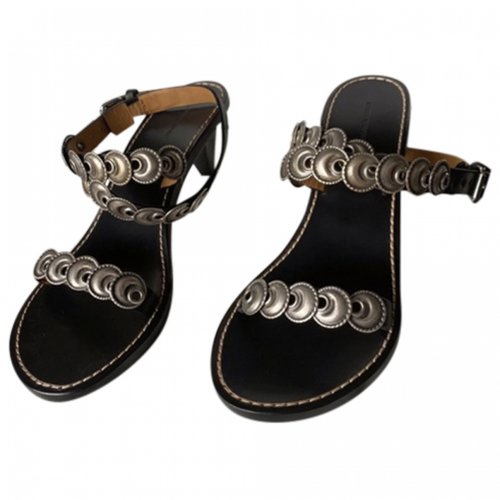 Pre-owned Isabel Marant Leather Sandals In Metallic