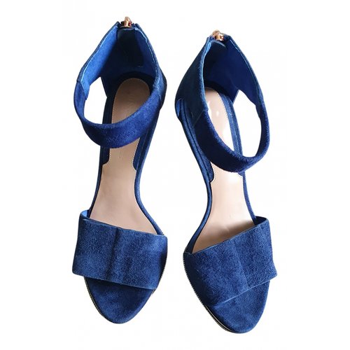 Pre-owned Ginger & Smart Leather Sandal In Blue