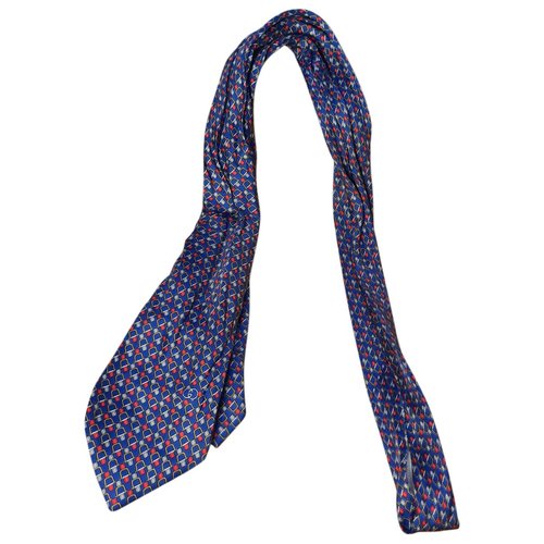 Pre-owned Gucci Silk Tie In Multicolour