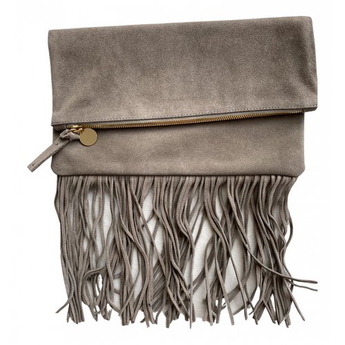Pre-owned Clare V Clutch Bag In Brown