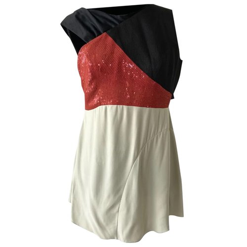 Pre-owned Narciso Rodriguez Silk Blouse In Multicolour