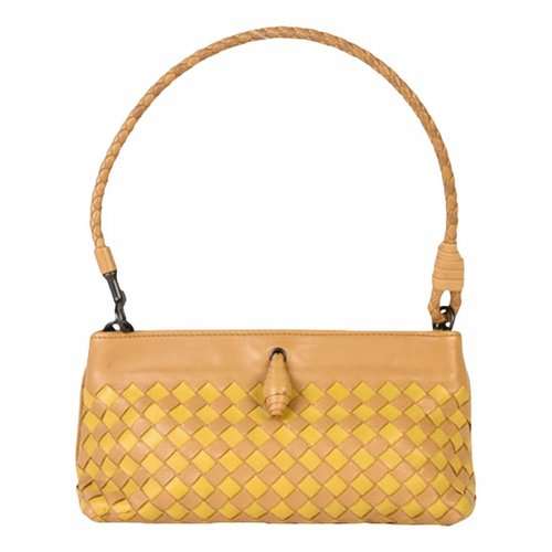 Pre-owned Bottega Veneta Leather Handbag In Yellow