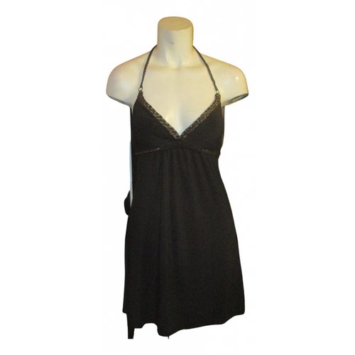Pre-owned Guess Mini Dress In Black